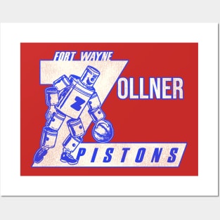 Defunct Fort Wayne Zollner Pistons Basketball Team Posters and Art